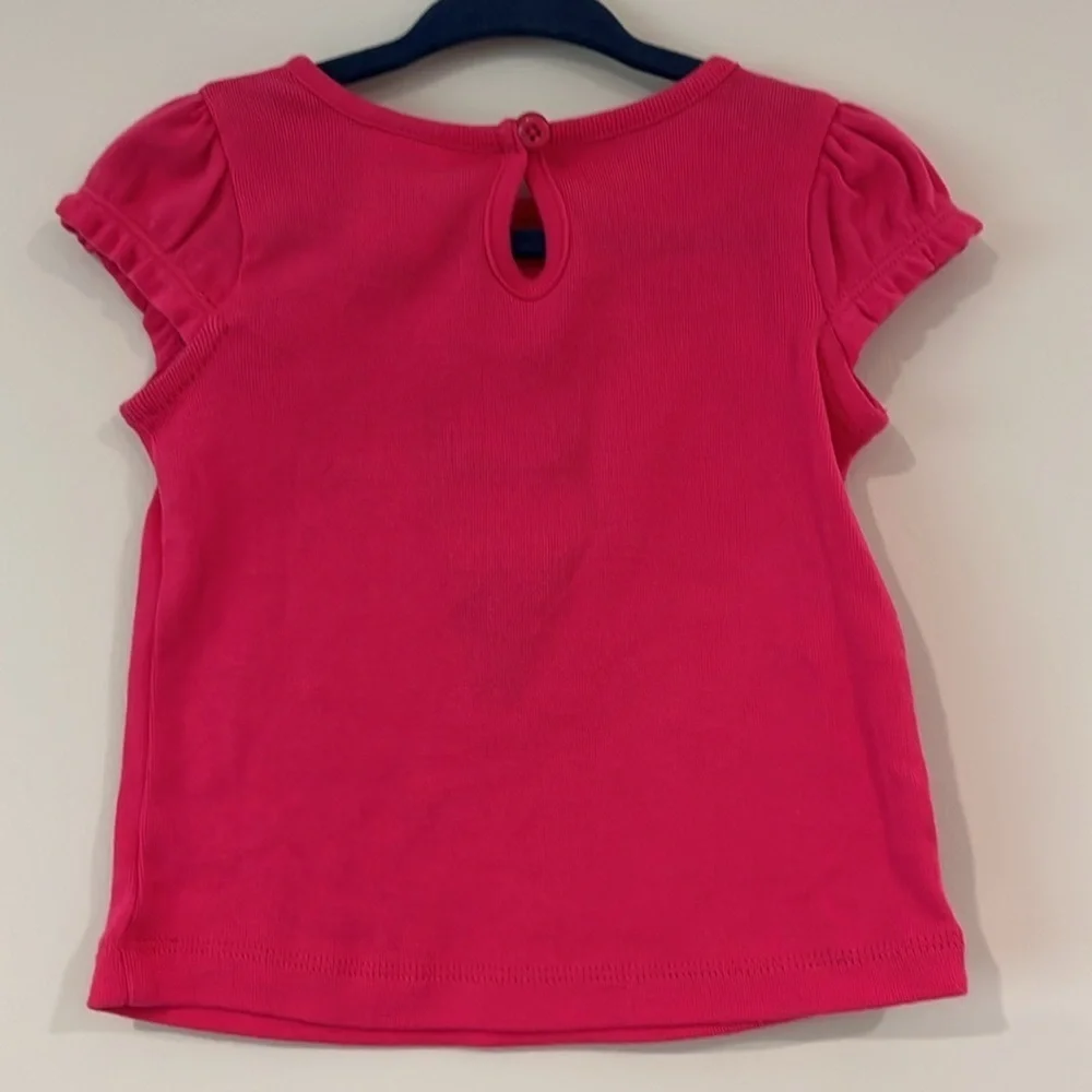 GYMBOREE NWOT Infant 3-6mo Short Sleeve Dress Tunic Ice Cream Pink Embroidered